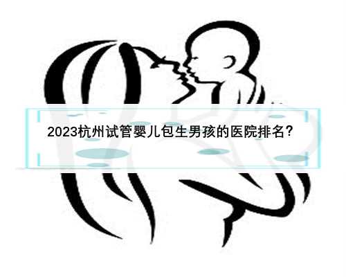 2023杭州试管婴儿包生男孩的医院排名？